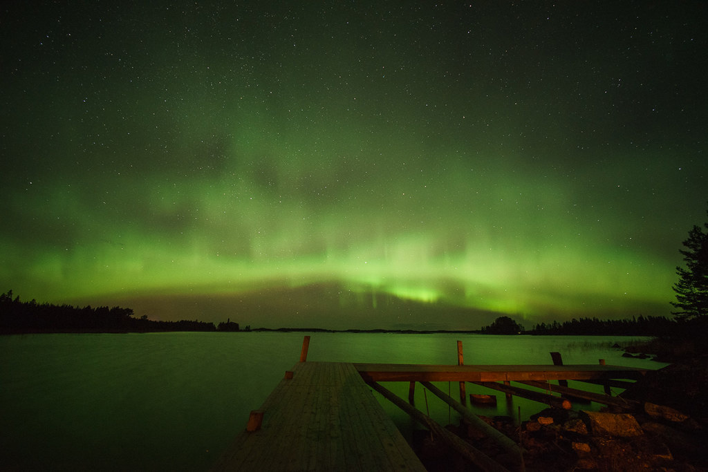 When can you see the northern lights in Alaska